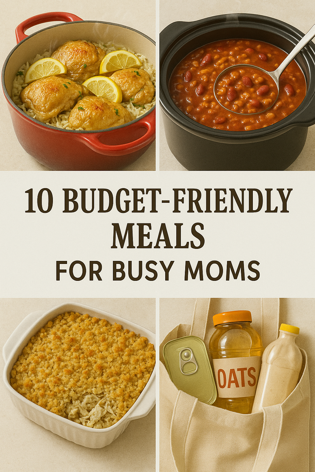 10 Budget-Friendly Meals for Busy Moms