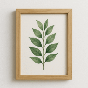 Dollar store framed botanical wall art