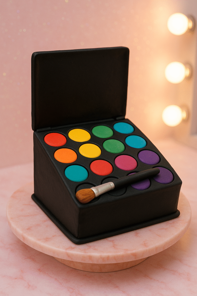 Eyeshadow Palette Cake