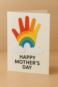 Handprint Rainbow Card