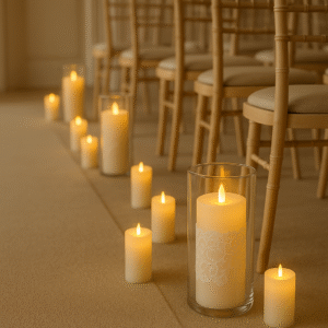 LED Candle Aisle Decor 