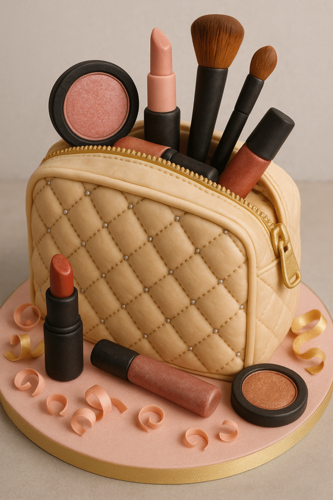 Makeup Bag Cake