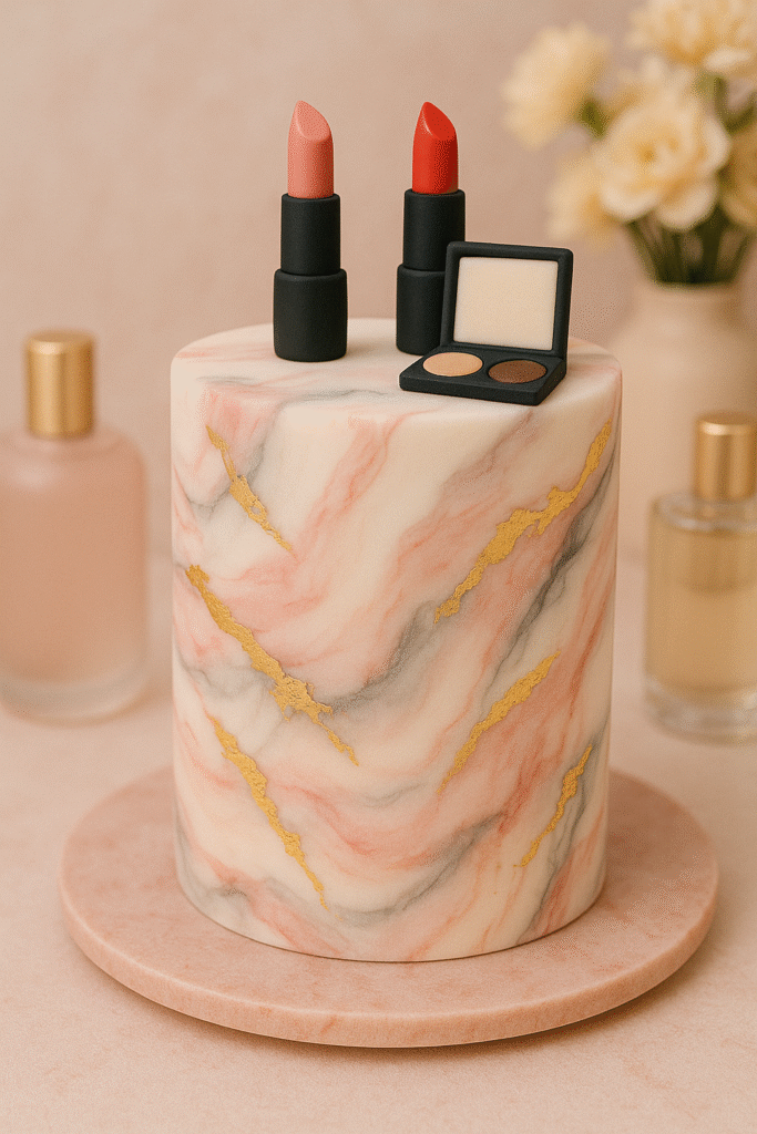Marble Makeup Cake