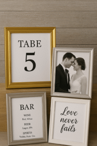 Personalized Dollar Tree Framed Signage