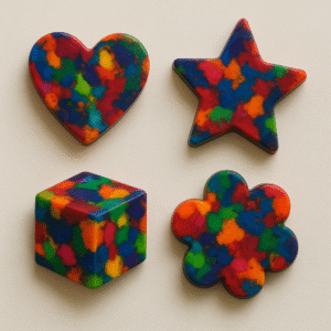 Recycled Crayon Shapes