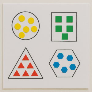 Sticker Sorting Shapes