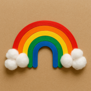 Craft-Stick Rainbow
