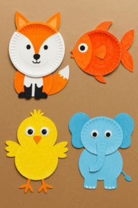 Paper Plate Animals