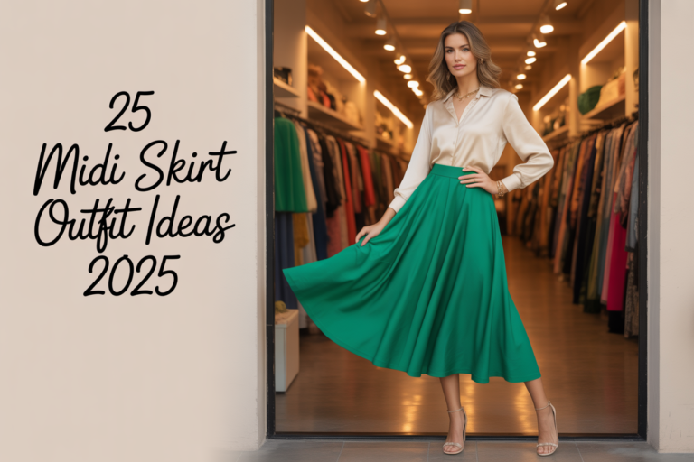 25 Midi Skirt Outfit Ideas 2025