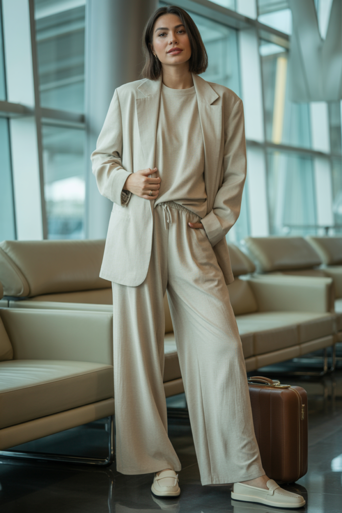 Blazer Over Lounge Set