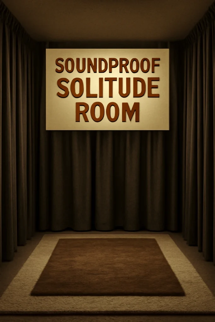 Soundproof Solitude Room