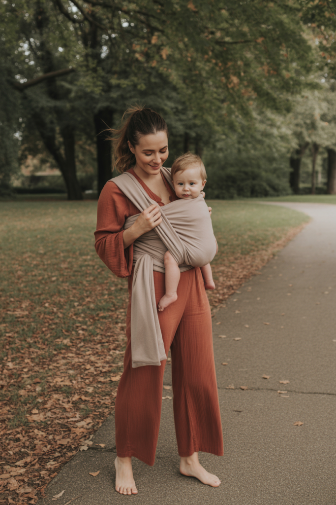 Comfy Jumpsuits with Baby Wrap