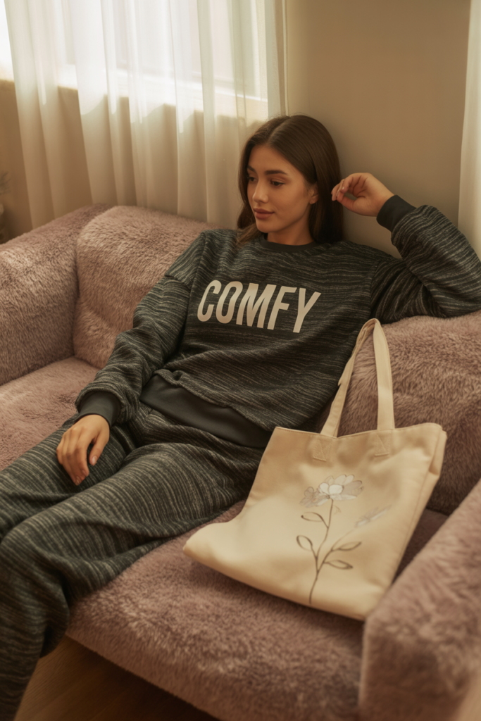 Comfy Oversized Matching Sweat Set