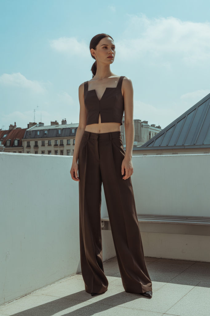 Crop Top + Trousers