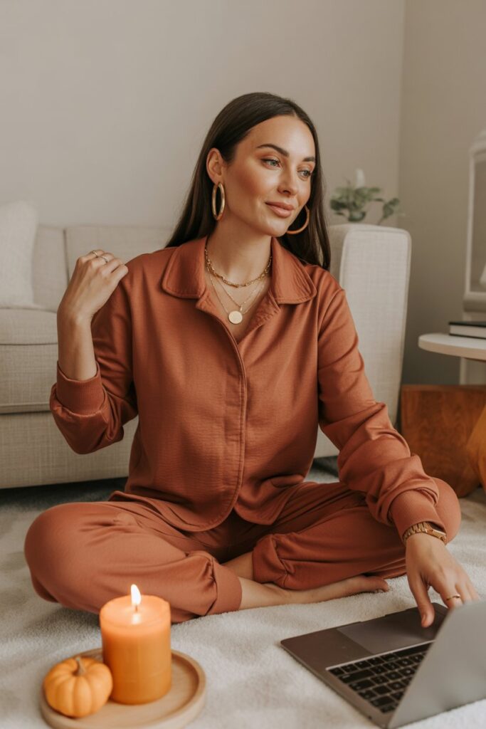 Fall-Colored Loungewear
