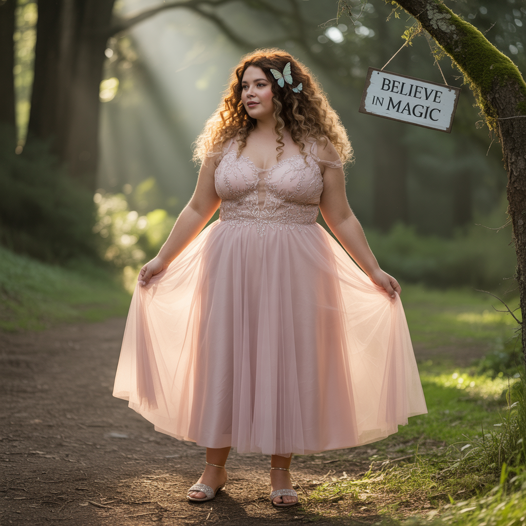 Flowy tulle skirt