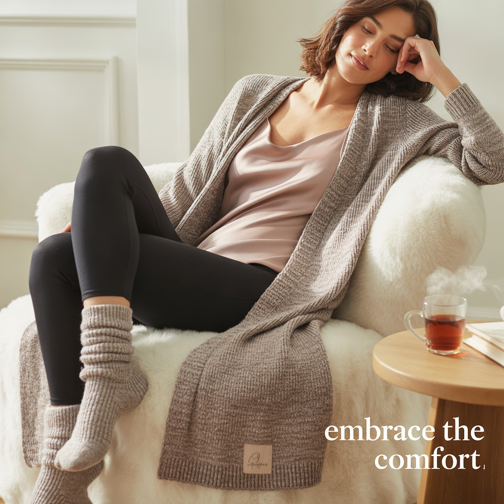 Long Cardigan, Cami, and Leggings