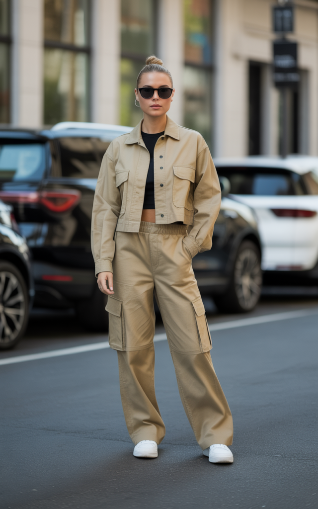 Matching Cargo Set (Top + Bottom)