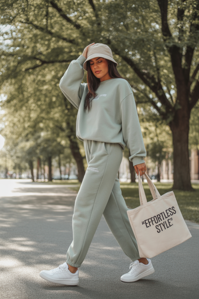 Matching Sweat suit With Bucket Hat