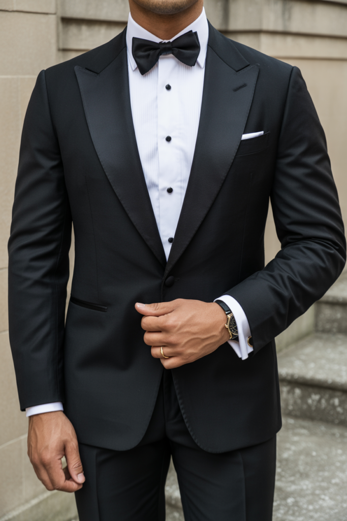 Tuaxedo with Satin Lapels