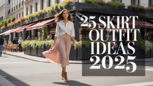 15 skirt outfit ideas 2025
