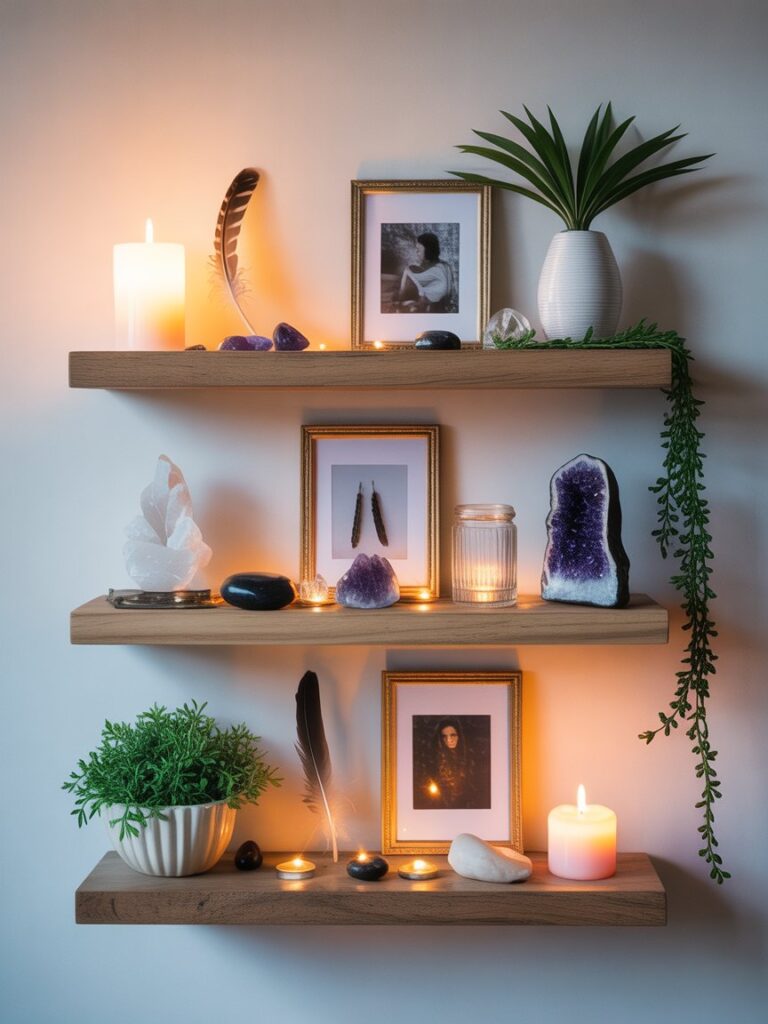 Floating Shelf Altar