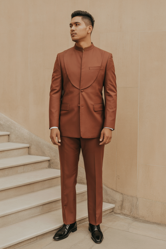 Mandarin Collar Suit