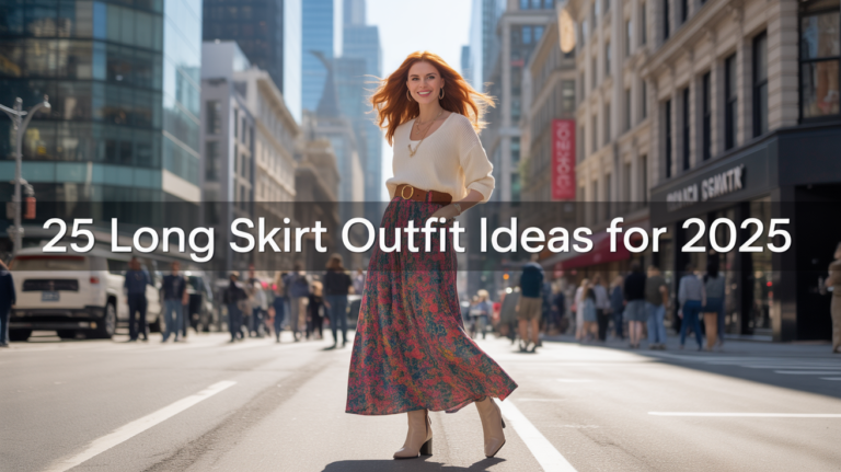 25 Long Skirt Outfit Ideas for 2025 You’ll Love to Wear