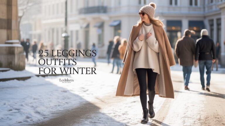 25 leggings outfit for winter