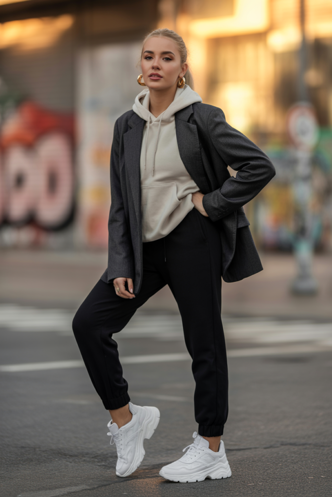 Blazer + Hoodie + Joggers