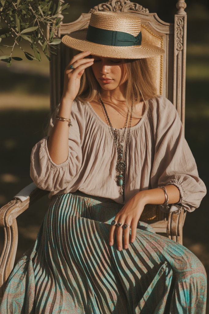 Boho Vibes With Printed Skirts