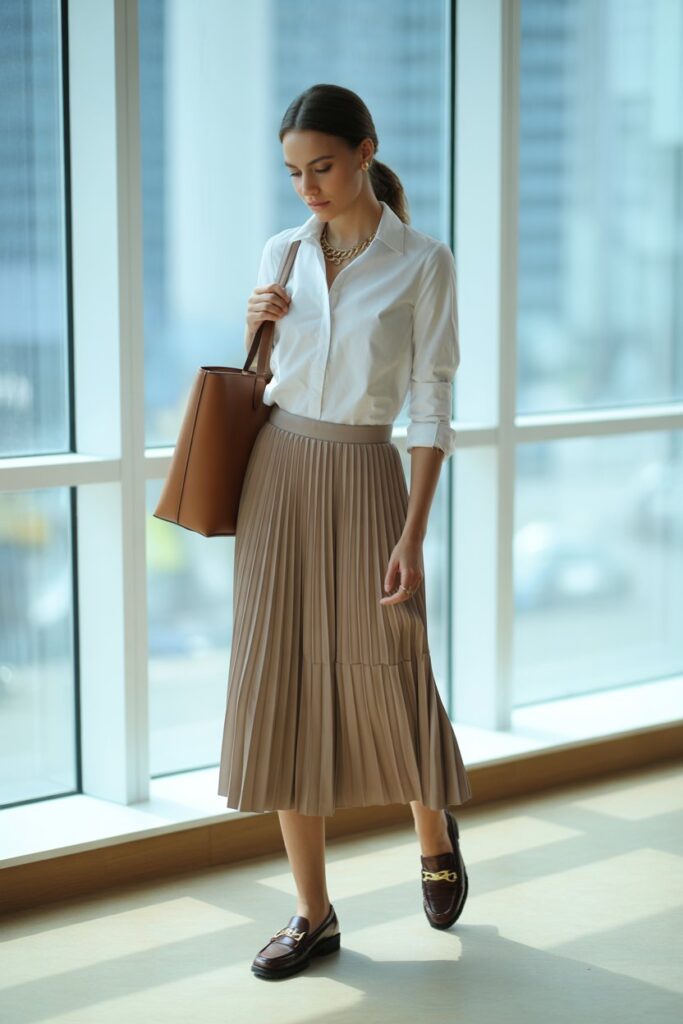Business Casual With Button-Up