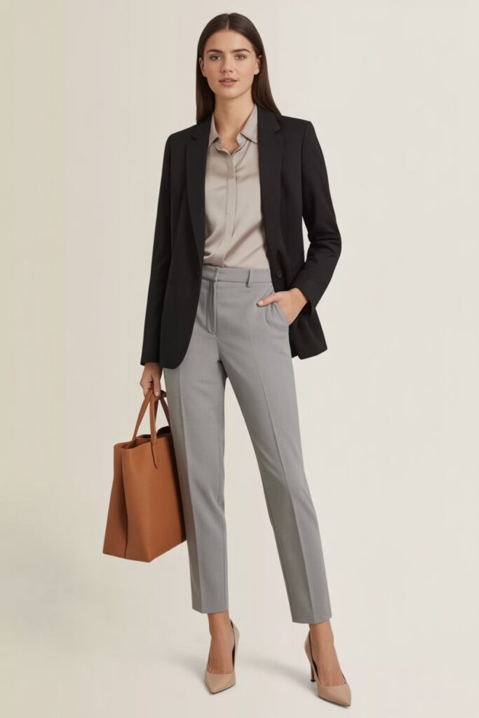 Classic Blazer + Slim Trousers