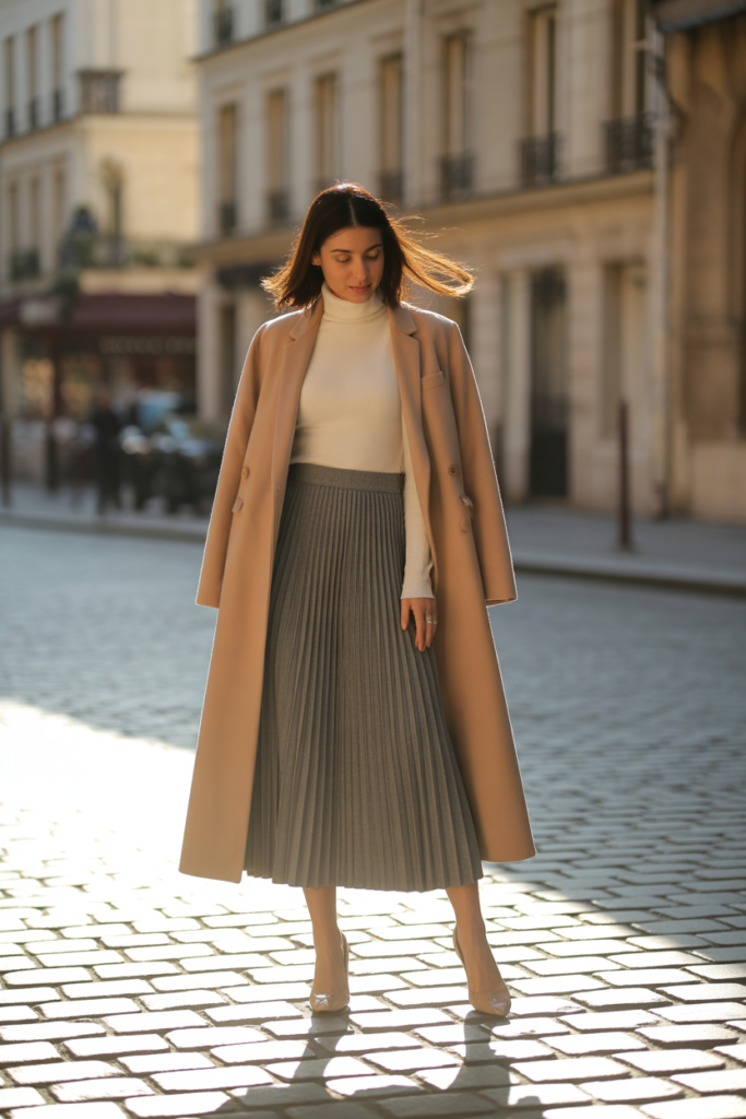 Layer With A Long Coat