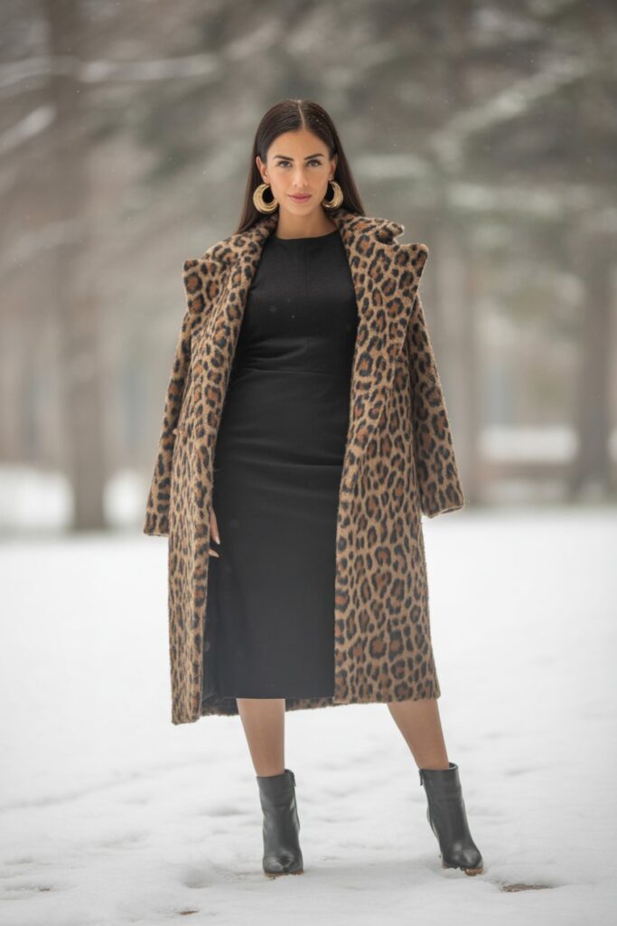 Little Black Dress + Statement Coat