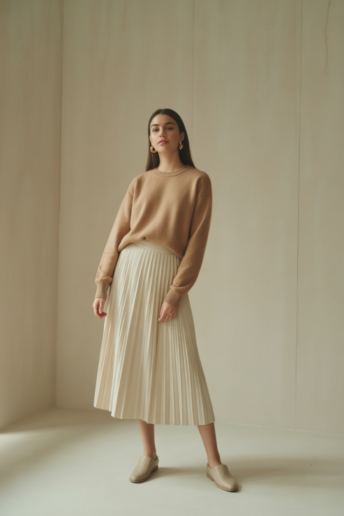 Minimal Neutrals Look