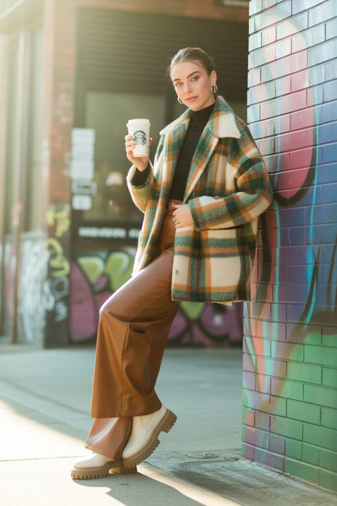 Shacket + Flared Pants