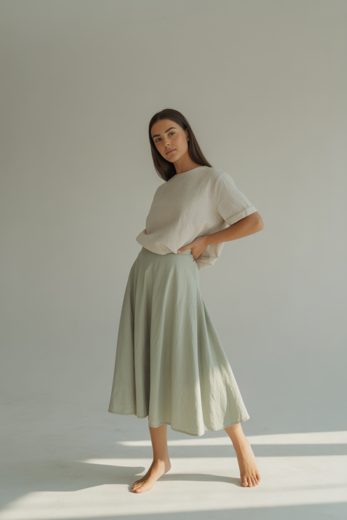 Skirt + Top for Minimalist Perfection