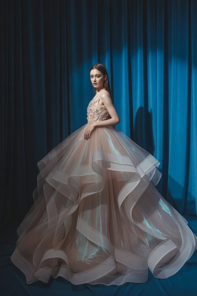 Tulle Skirt With Embellished Bodice