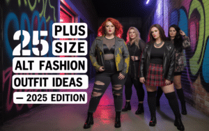 plus size alt fashion outfit ideas