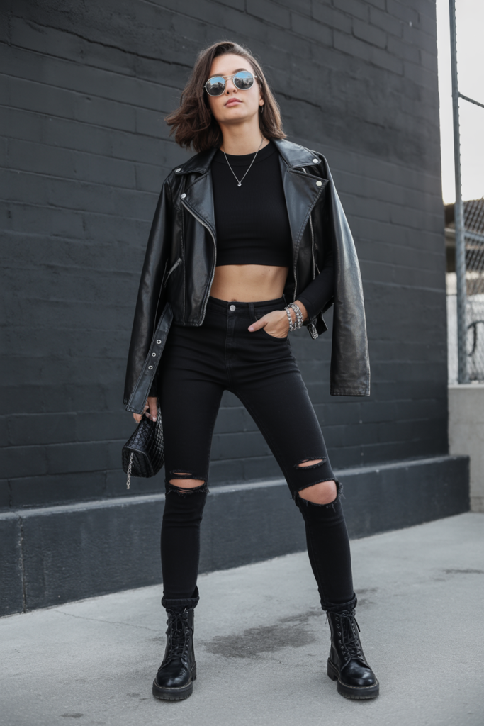 All-Black Monochrome Look