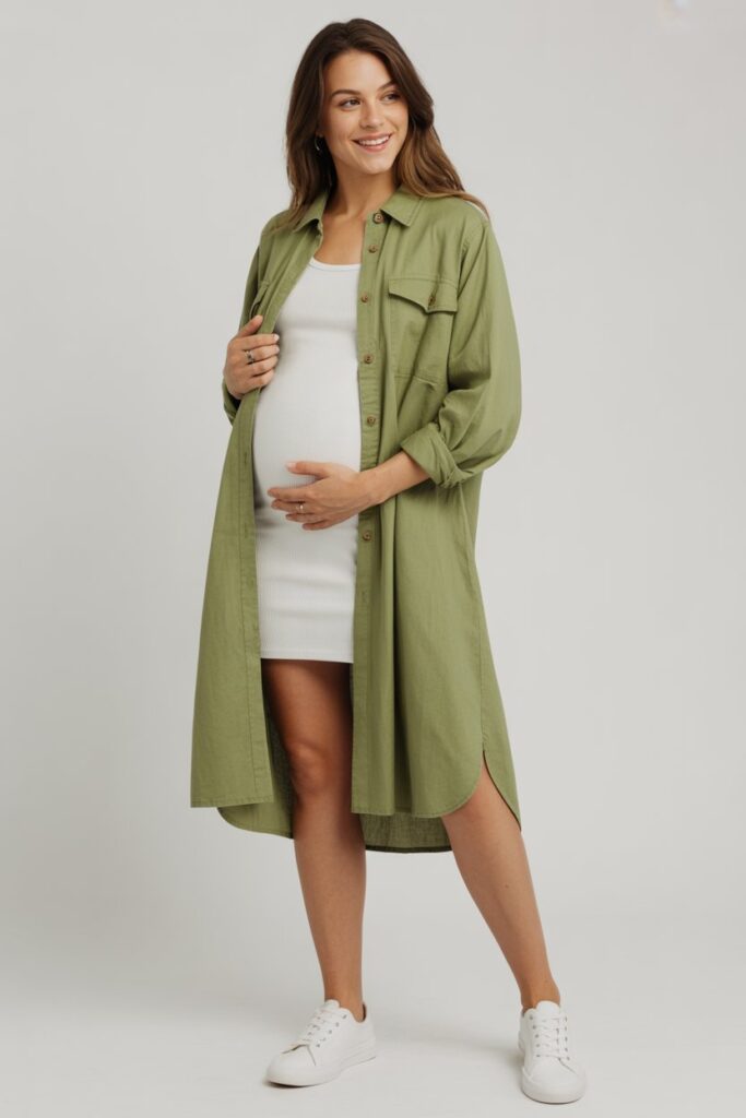 Button-Up Shirt Dress