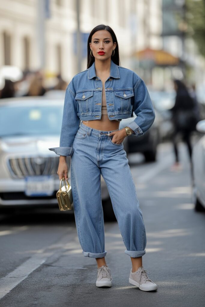 Denim-On-Denim Casual Fit