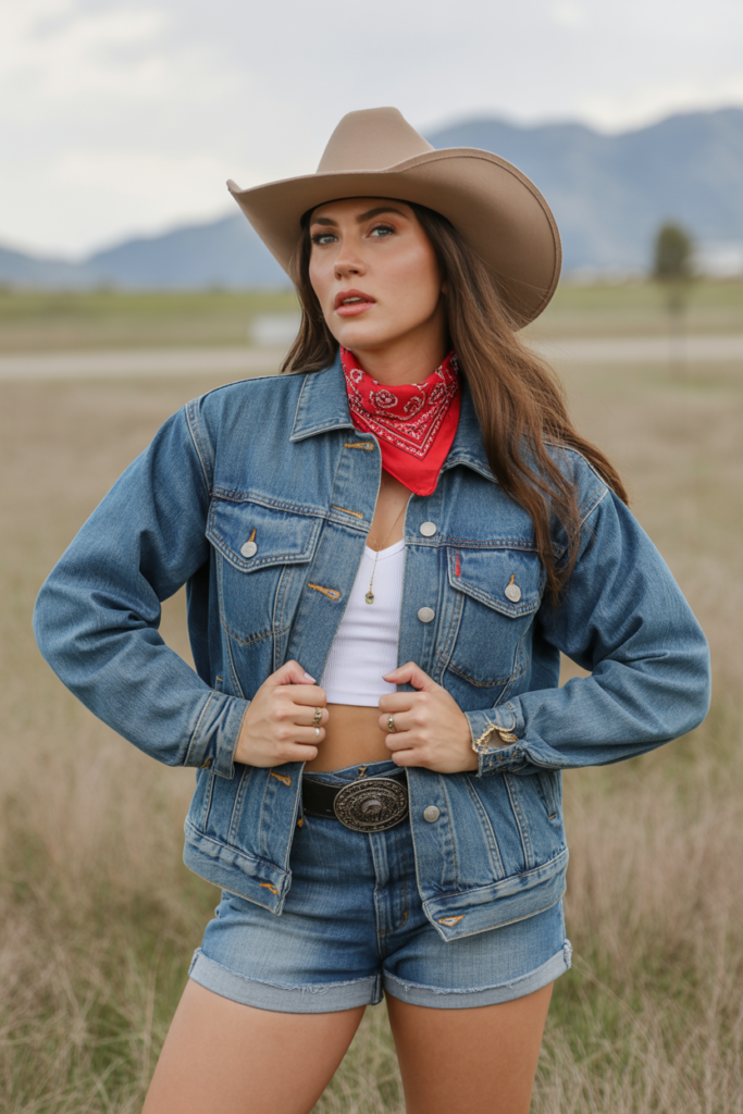 Denim On Denim Look