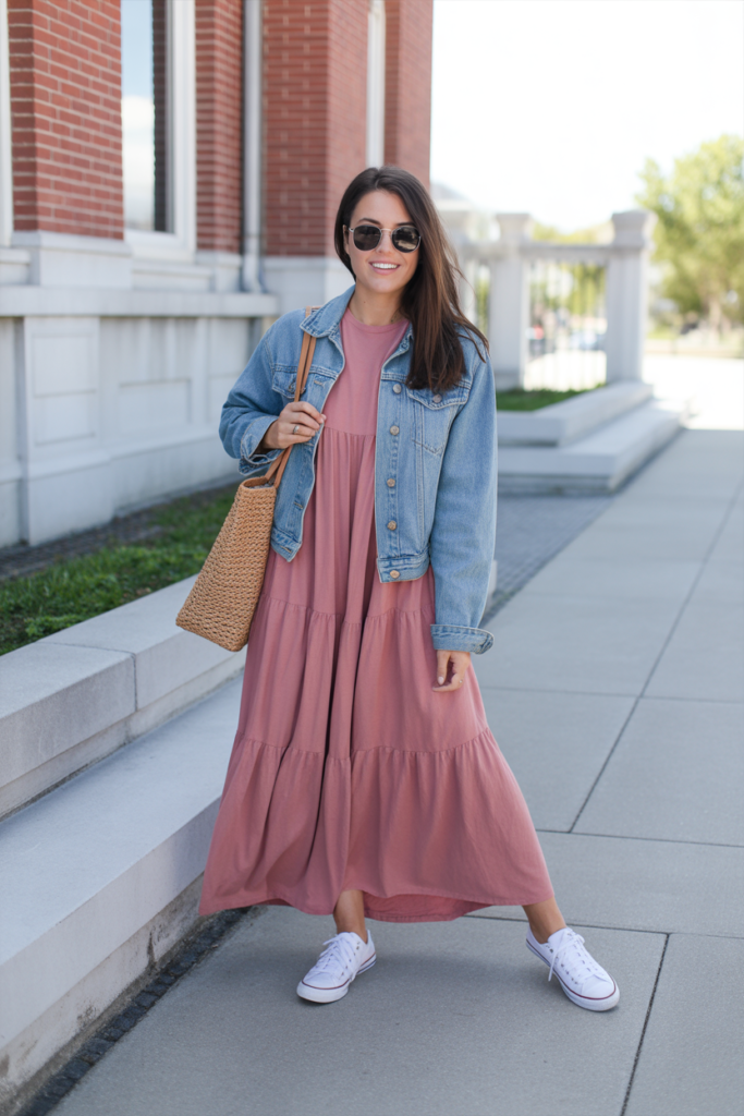 Maxi Dress + Sneakers