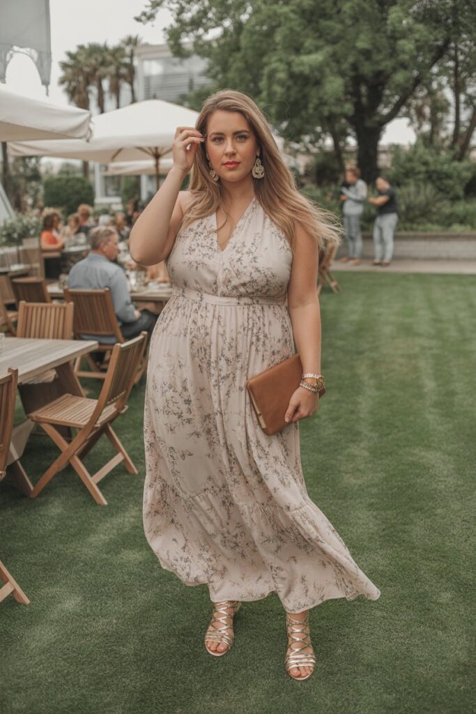 Maxi Dress + Statement Jewelry For Effortless Glam