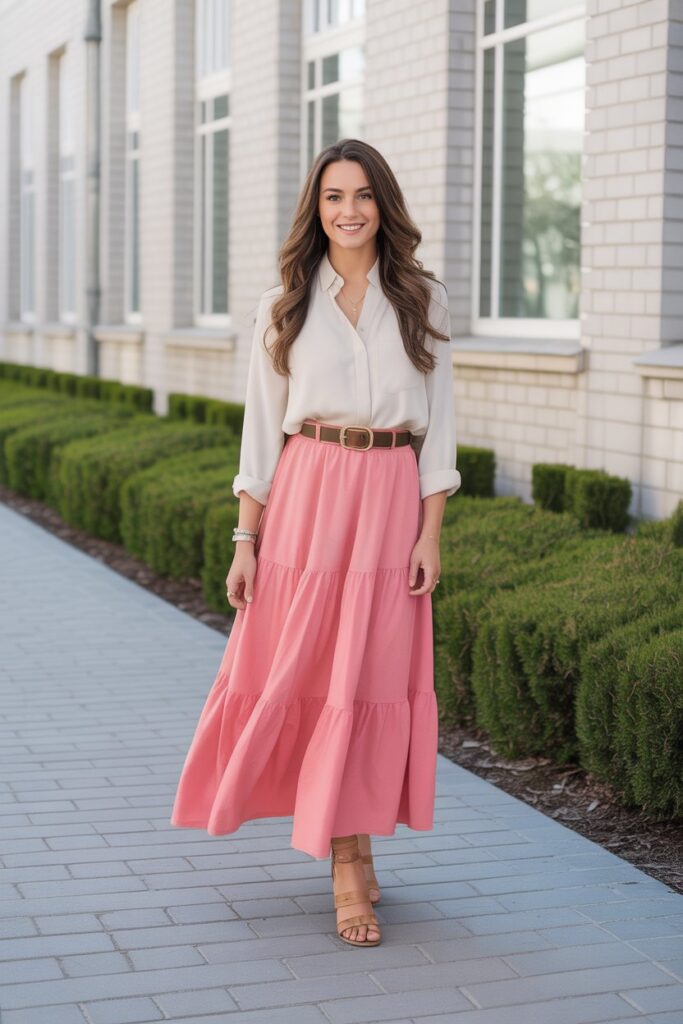 Maxi Skirt + Blouse