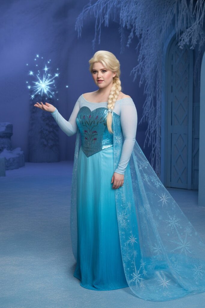 Plus Size Elsa From Frozen