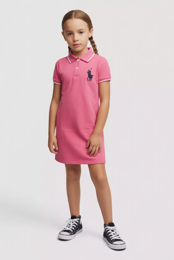 Polo Dress + Sneakers