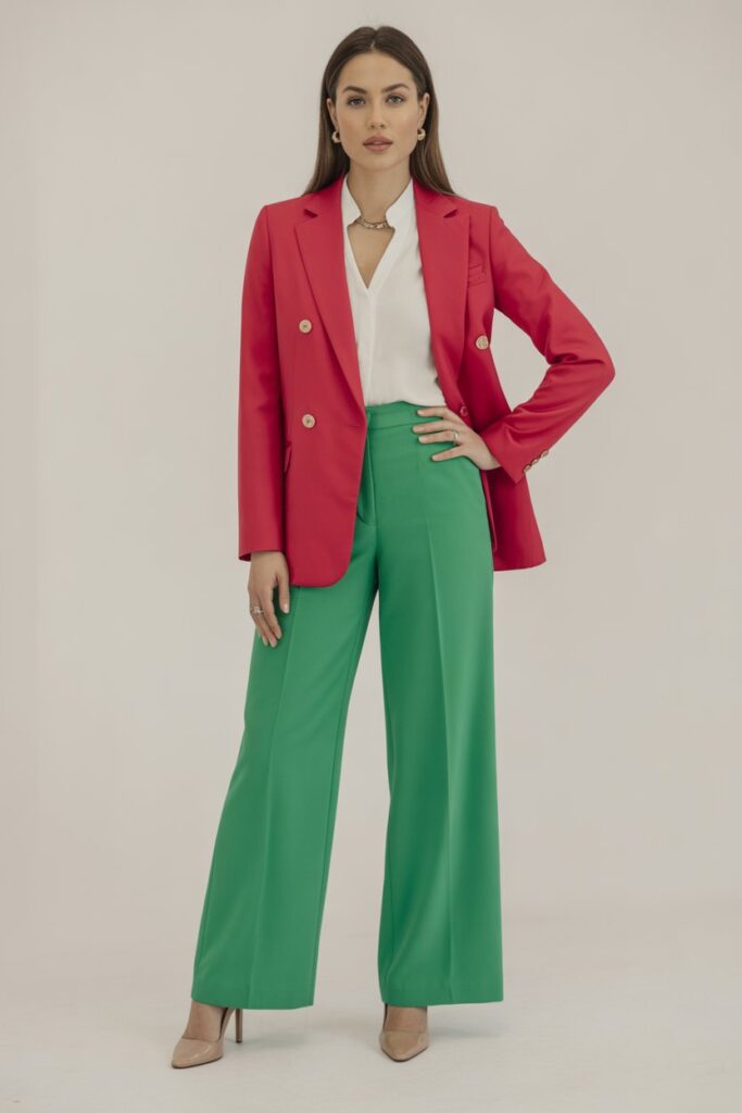 Power Suit In Bold Color